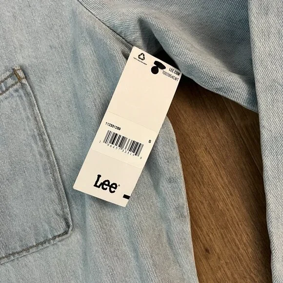 NEW Lee Union Alls Denim Coveralls Utility Jumpsuit Light Wash Sz S - Picture 8 of 16